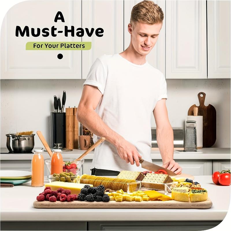 1Pcs Acrylic Dessert Tray European Style For Wedding Party Picnic Home Office Snack Fruit Sweet Treats