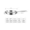 Multi-functional Frying Pan Uncoated Fried Steak Pot New NonStick Skillet  Gas Induction Cooker