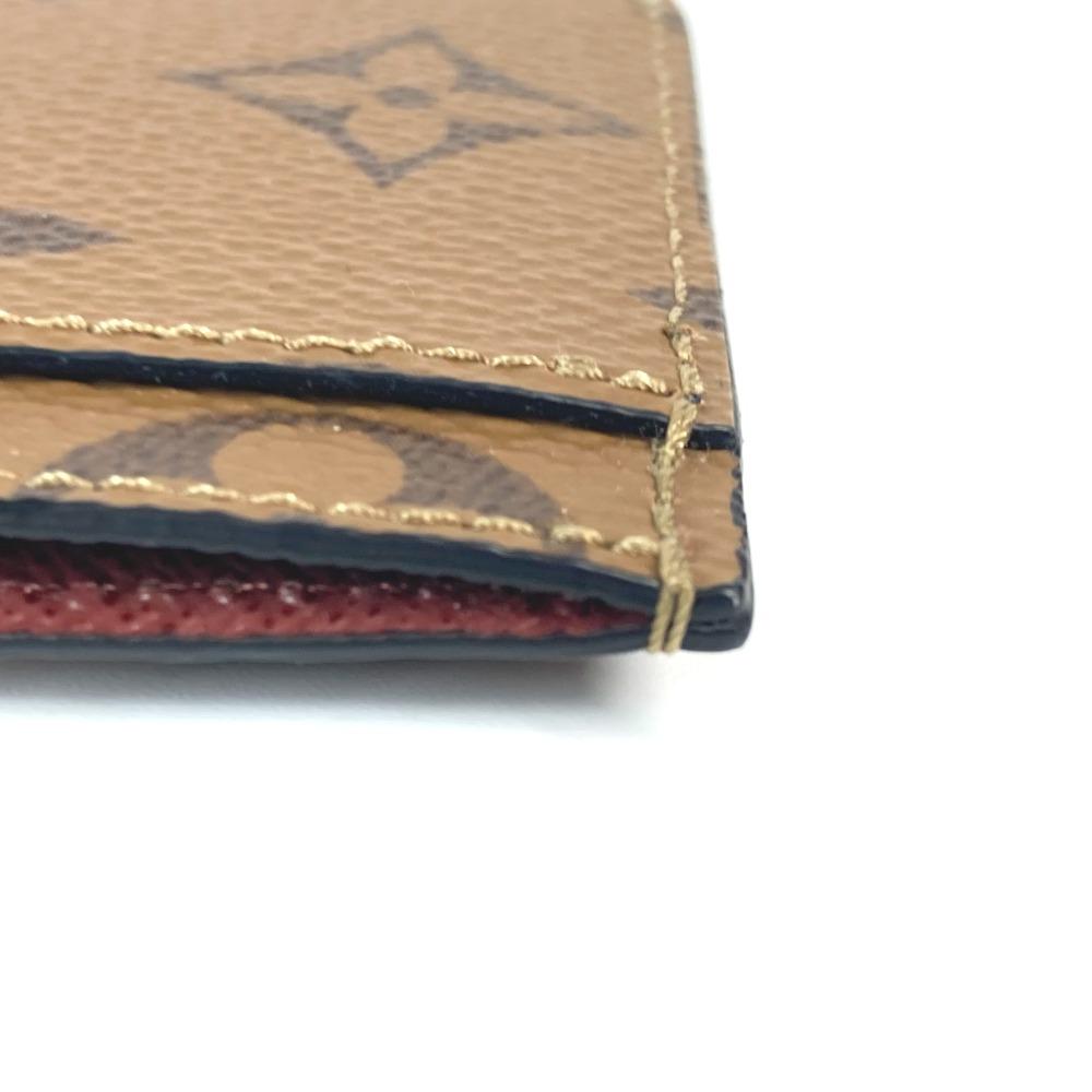 Louis Vuitton M83691 Monogram reverse Card Case Porte Cult-Simple Holder Unused