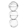 Spherical Spanish Bubble Glass Flower Vase - Transparent, Simple, Decorative Ornament for Home