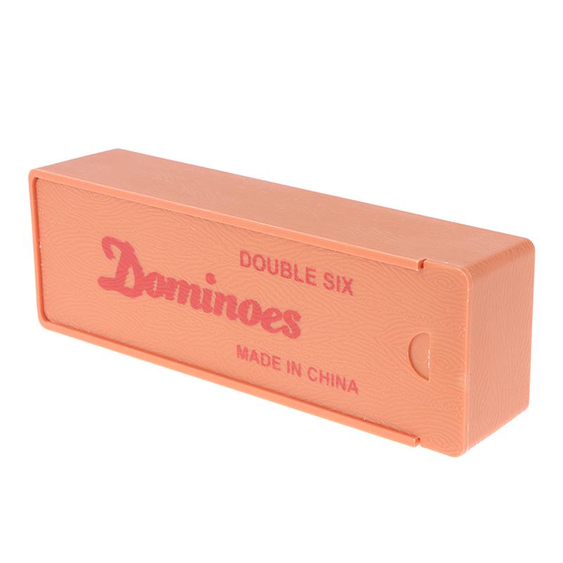 Domino Game Set With Box Melamine 28 Dominoes Tiles Gifts Professional Table Game Multifunctional For Family Game Decor