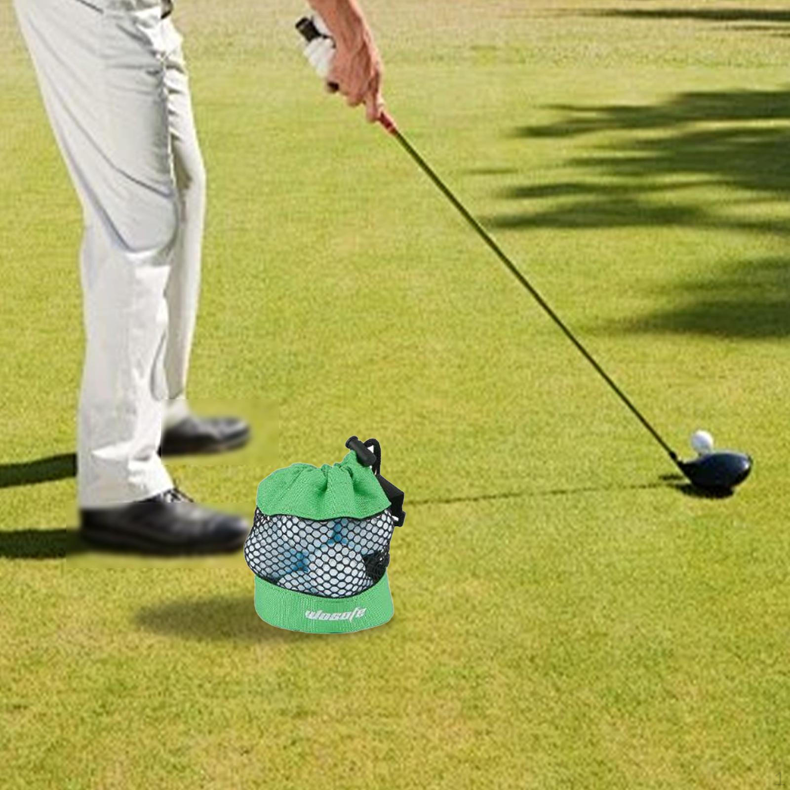 

Сумка для мячей для гольфа Shag Small Lightweight Аксессуар Сетчатый держатель Green Small