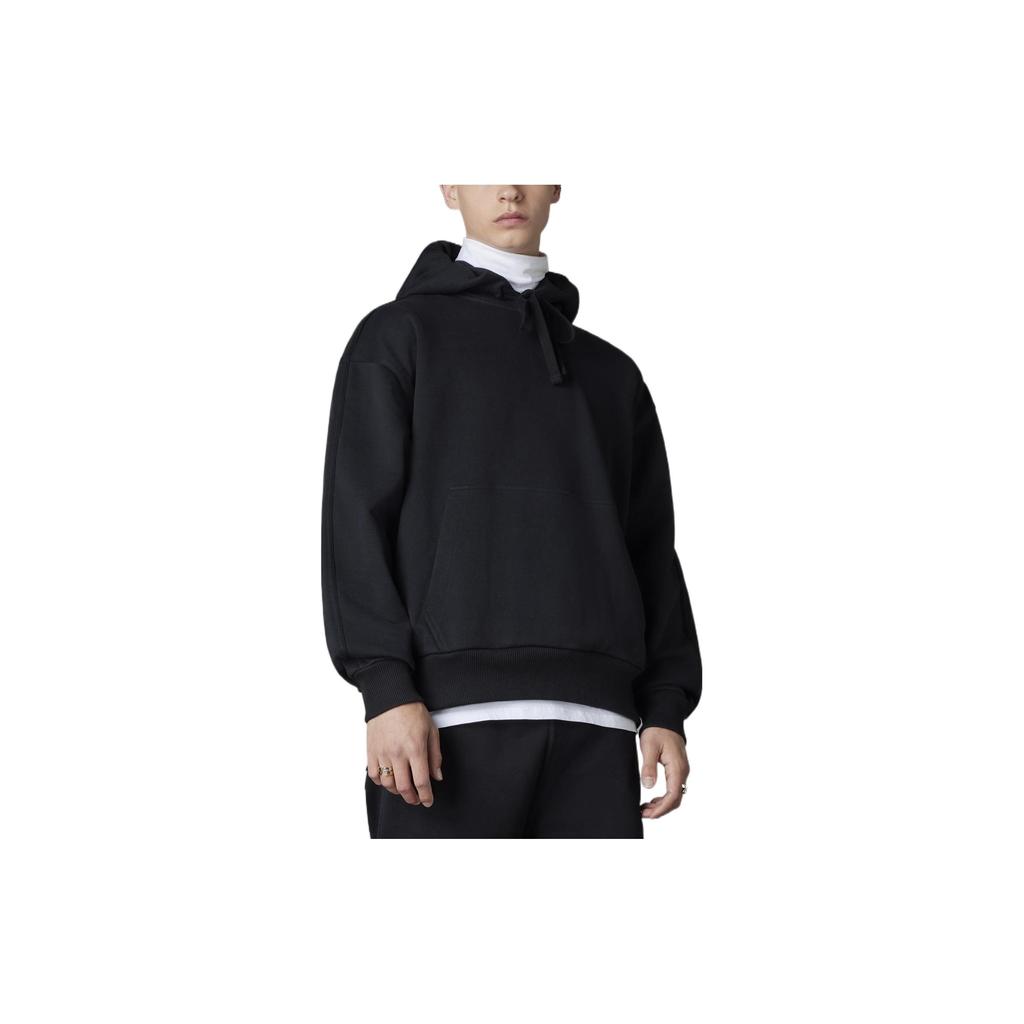 Adidas Moletom Original de Cor Sólida com Logo e Cordão Masculino Preto HM5115
