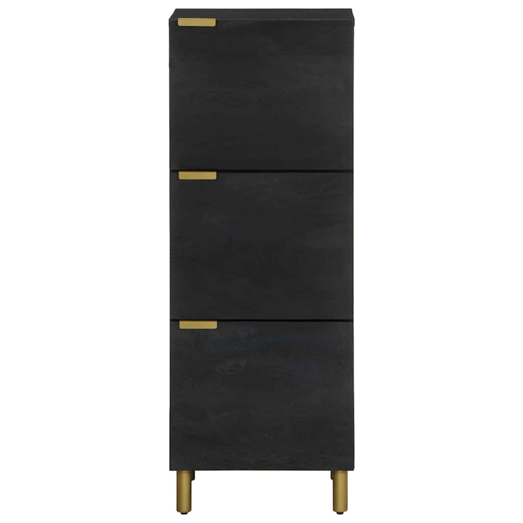Highboard Black 40x33x110 Cm Particle Board