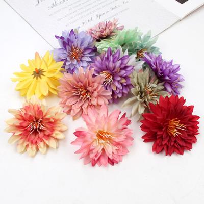 50Pcs Cabeça de flor artificial Fácil de manter Textura clara Adereços de fotografia atraentes