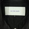 LE CIEL LEU Langarm Leder Doppel-Bikerjacke 38 Lammleder Damen Gebraucht