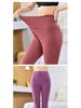 High Waist Thermal Knee-Lined Leggings for Women - Thick, Fleece-Lined, Winter Warmth and Body Shaping.