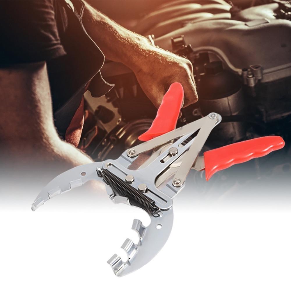 ABS Stee Piston Ring Pliers Non-Slip Spring-Loaded Return Piston Ring Installer Remover Tools Universal Adjustable