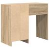 Desk Sonoma Oak 90 x 37.5 x 75 cm engineered wood