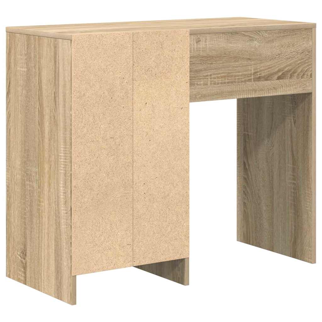 Desk Sonoma Oak 90 x 37.5 x 75 cm engineered wood