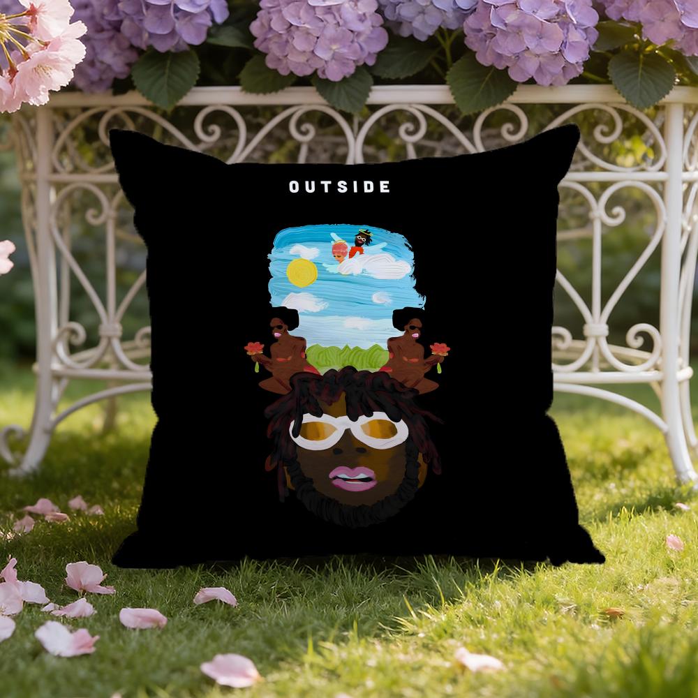B-Burna Singer Boy Cushion Cover Home & Car Dual-Scene Pillow Cover: Reversible for Premium Comfort