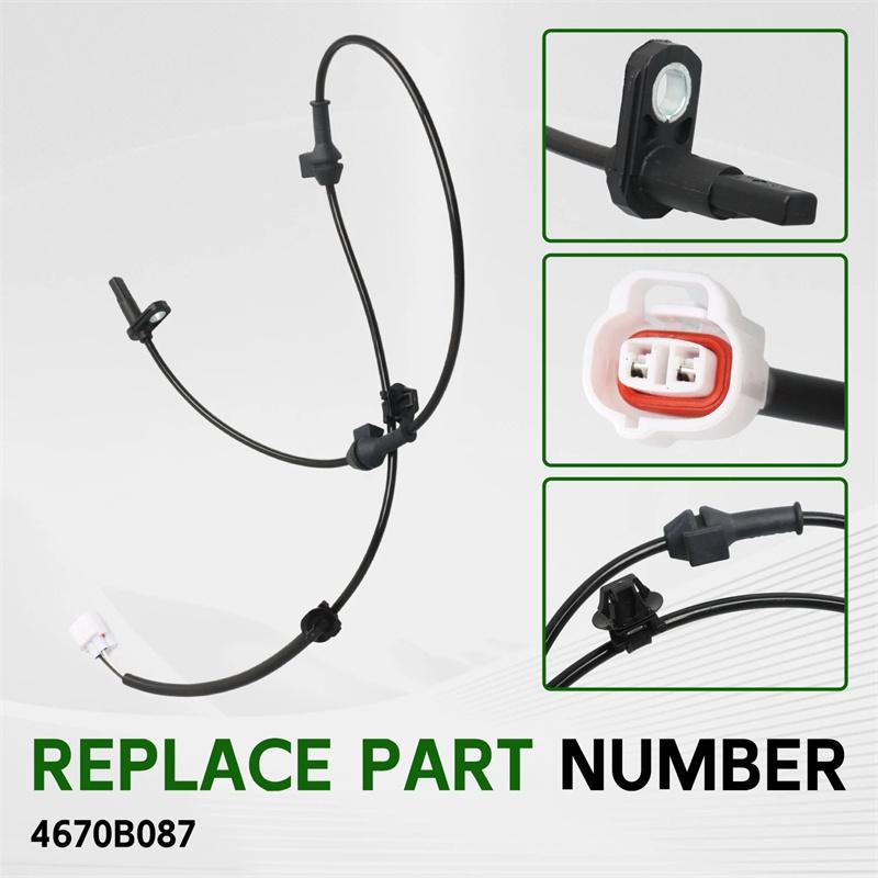 4670B087 ABS Radgeschwindigkeitssensor Vorne Fahrer Kompatibel Mit Mitsubishi Modellen - Mirage 2014-2021, Mirage G4 2017-2021