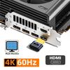 Cablecc 4K HDMI Virtual Display Adapter with DDC EDID Dummy Headless Ghost Display Emulator for HDTV 1.4 Plug, 4K@60Hz