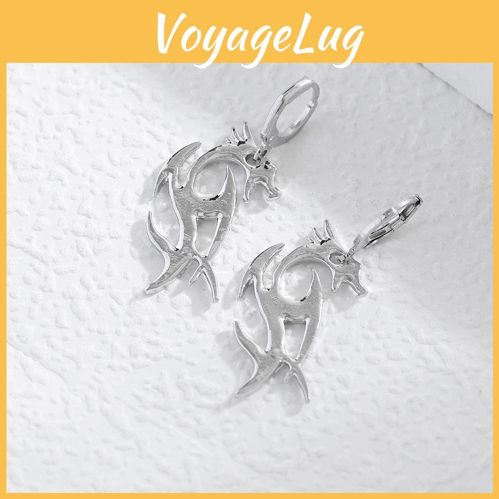 Alloy Dragon Contemporary Earrings For Women Fashion Street Style