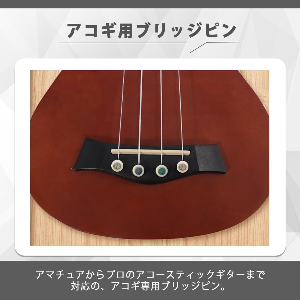 AZNABLE Bridge Pin Acoustic Guitar Bridge Acoustic Guitar Bone Guitar Guitar End Pin