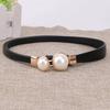 Women's Genuine Leather Waist Chain: Fashionable Korean Style Belt for Dresses, Skirts, Coats, and Sweaters.