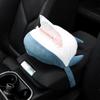 Car Tissue Box Holder, Cute Funny Dispenser Holder Tissue Car Back-Mounted Tray Cartoon Animals Car Tissue Box(Shark)