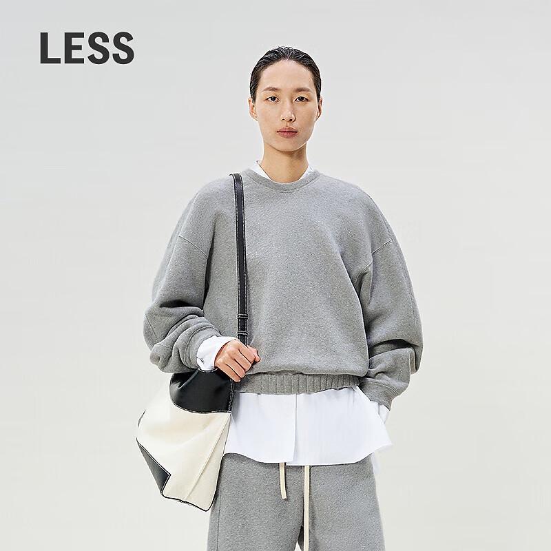 

Women s 2025 Spring Cotton Loose Fit Round Neck Sweatshirt L