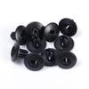 8mm Plastic Rivets Fasteners Screw Car Bumper Fender Black Rivet Auto Fastener Clip for Toyota Focus Kia Nissan 100/50pcs