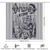 Anime Shower Curtain Japanese Otaku Decor Manga Bathroom Decor Washable Home Textile Tapestry Wall Hanging Gift Idea