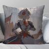Noelle Anime GGenshin Impact Pillow Case Fashion Square Pillowcase Bedroom Sofa Room Ins Decoration Leisure