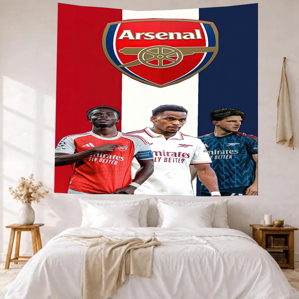 Arsenal Wall Decor Tapestry Art For Pet Memorial Birthdaywedding Party Backdrop Family Gift
