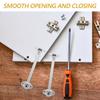 Zinc Alloy Down Drop Lid Support Soft Down Lift Up Flap Stay Hinge  Cabinet Doors
