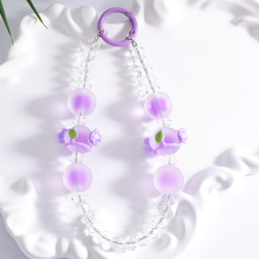 Hot-selling New Ins Wind Beaded Universal Mobile Phone Chain Hanging Chain Pendant Keychain Pendant Small Fresh Hanging Jewelry Batch