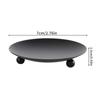 1PC Iron Plate Candle Holder Decorative Pillar Candle Plate Pedestal Candle Stand for Wax Candles Spa Wedding Birthdays Party