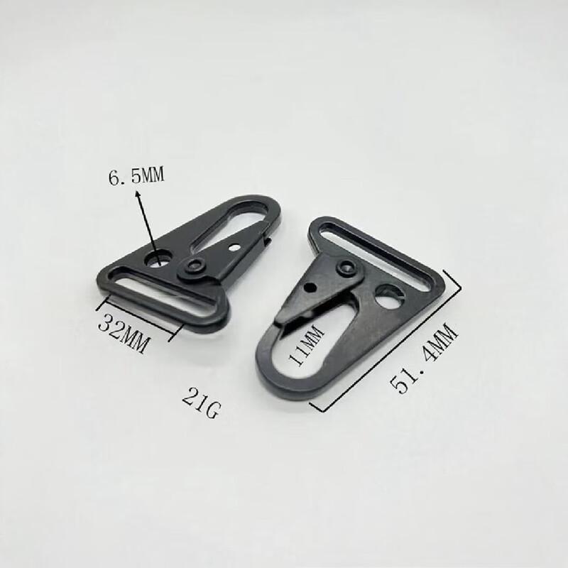 Triangle Snap Hooks & Keychains (10-pack)
