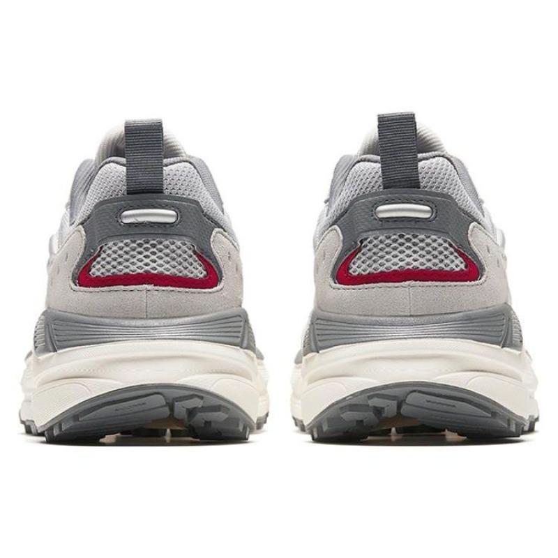 Anta Engine Men Low-top Casual Shoes Silver Cushioned Non-slip Durable Comfortable Versatile 112348863-3