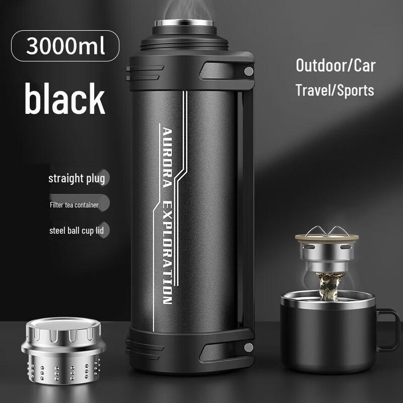 BEANBEANLOVE 316 Stainless Steel Large Capacity Insulated Travel Flask