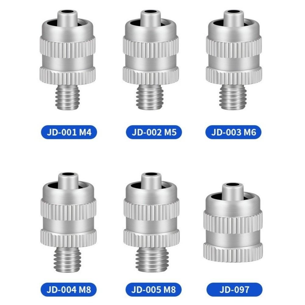Brass Syringe Connector M4 M5 M6 M8 Thread Pneumatic Adapter Durable Needle Adapter  For Breeders
