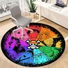 One Piece Office Round Area Rug, Indoor Mat Suitable For Office,Bedroom Living Room Home Decor, Room Deco A0908144