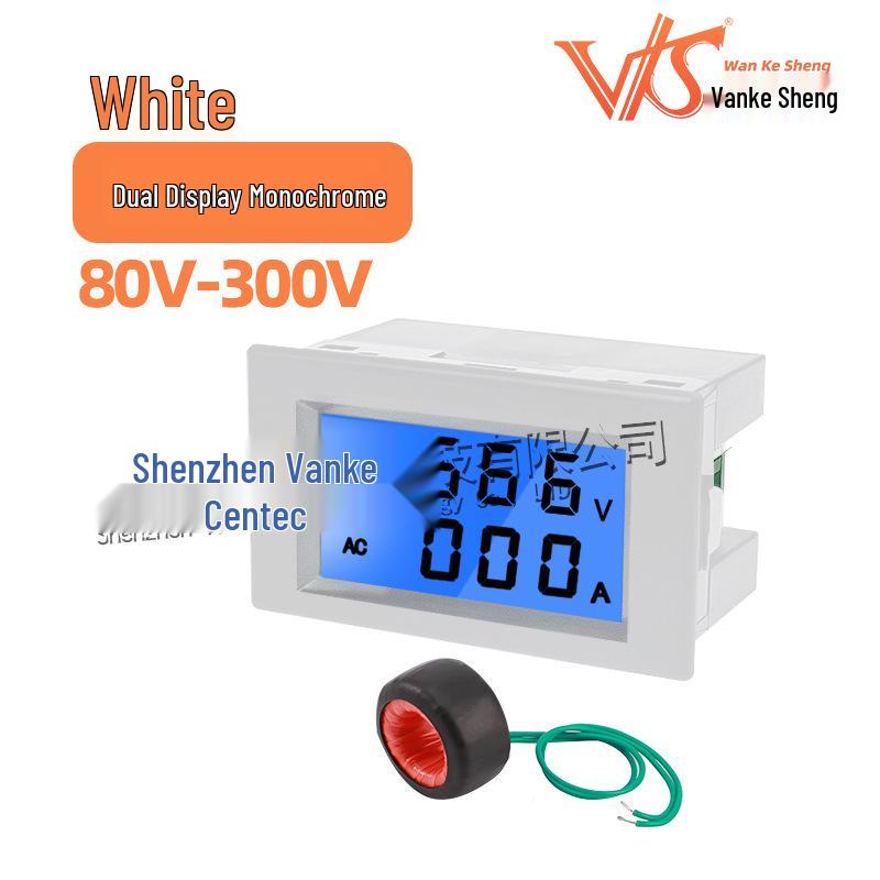 D85-2042A Duales LCD AC Voltmeter & Amperemeter 100A