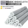 Magic Cleaning Cloth Multipurpose Wire Miracle Cleaning Cloth Innovative Dishwashing Net Hand Towel for Kitchen Dishwashing Grid