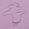 Silver Bow Pendant Necklace with Choker Design – Women’s Stylish, Cool Summer Accessory