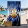 Asciugamano da Spiaggia con Stampa del Football Club Everton, Asciugamano Grande Morbido ad Asciugatura Rapida per Spiaggia Campeggio Nuoto
