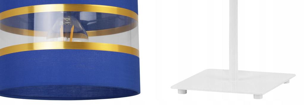Night Table Lamp, Elegant Gold Lampshade, 20 Cm