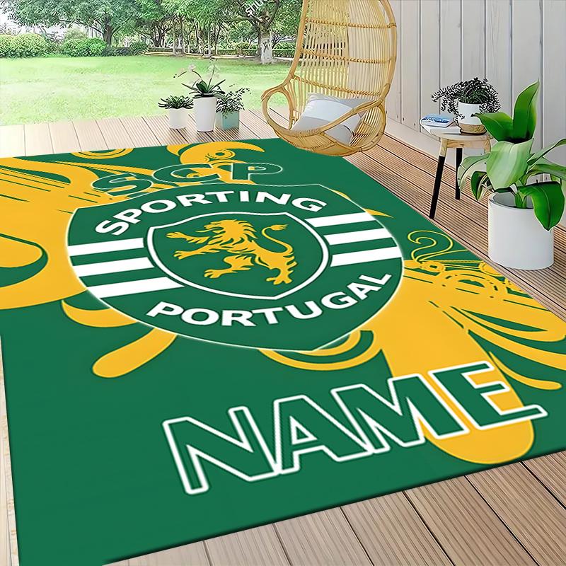 Custom Name Portugal Crest Carpet Rug Customizable Soft Washable Anti-Slip Home Living Room Sofa Mats Personalized Rug. 0909253