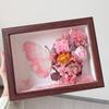 DIY Eternal Flower Display Case Romantic Valentines Day Gifts Shadow Box Display Case Gifts for Women Mom Wife Grandma