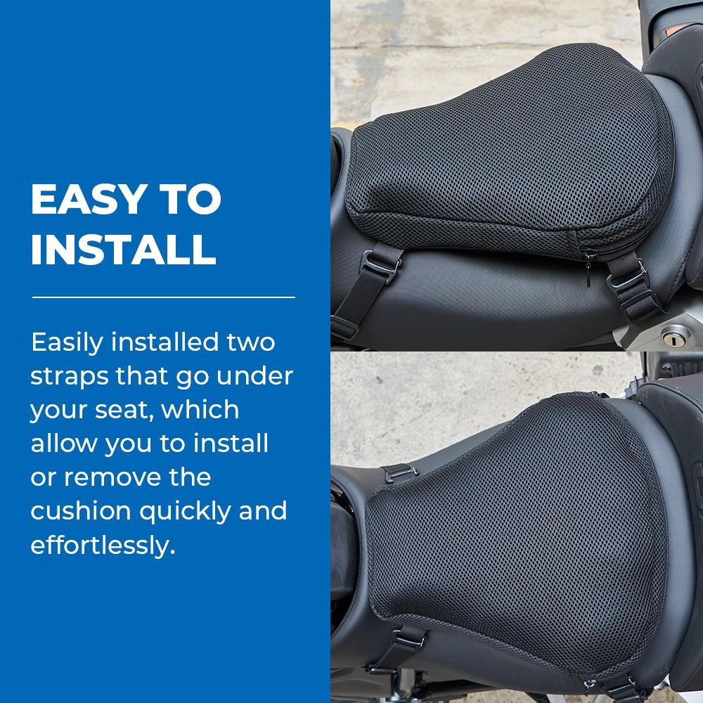 Universal Anti-skid Riding Fitting Seat Cover Motorbike Accessories Air Pad Motorcycle Seat Cushion