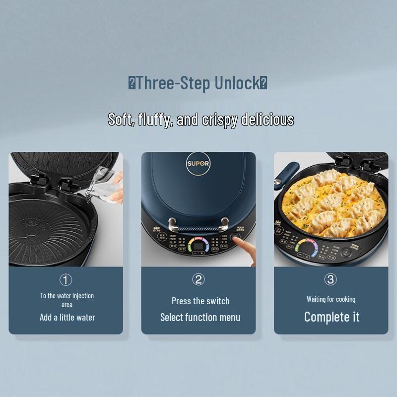 Macchina Elettrica per Pancake e Waffle Supor