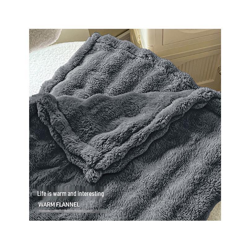 Plush Flannel Nap & Travel Blanket