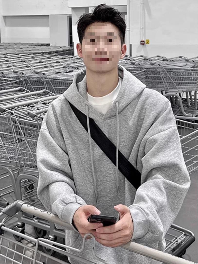 Men s American Retro Heavyweight White Hoodie - Spring/Autumn 2025 Collection M