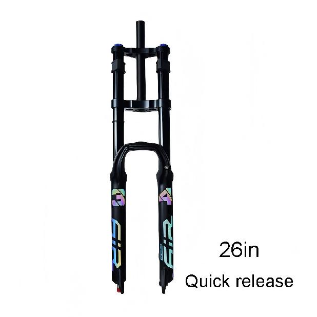 Mountain Bike DH Dual Shoulder Air Suspension Fork 26/27.5/29 Inch 34mm XC/AM/Dirt Jump Upper Damping Adjustment No Lockout