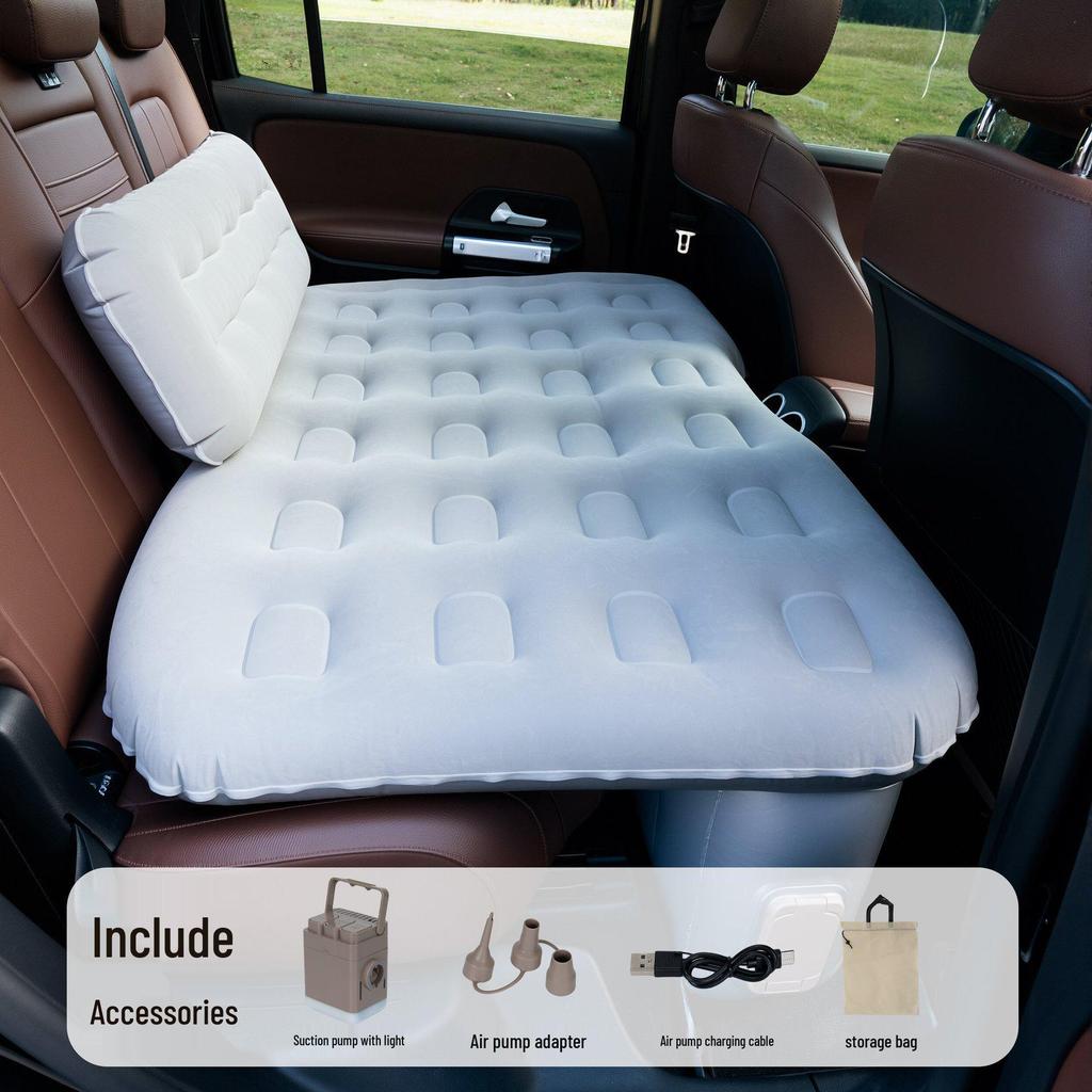 Car Rear Inflatable Mattress Pad for Travel - Fits Sedan & SUV