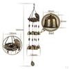 Wind Chimes with Bird Mother and Baby Birds Hanging Decoration Outdoor Garden Home Decor