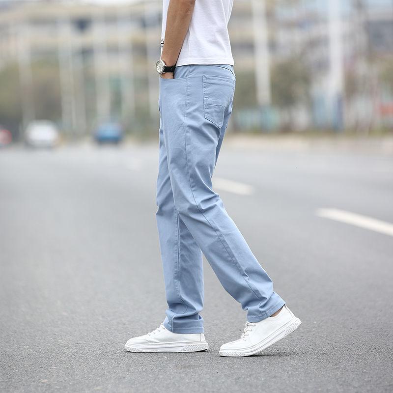 

Осенние хлопковые повседневные брюки мужские свободные эластичные молодежные спортивные брюки дышащие повседневные мужские брюки 29