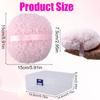 Plush Puff Oversized  Puff Talcum Powder  Puff Body Powder  Pink with Storage Box